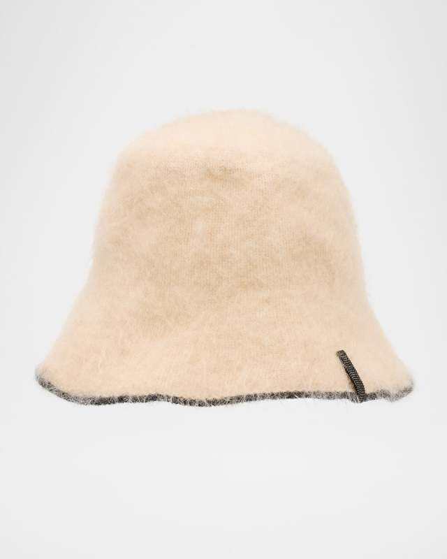 Fuzzy Knit Bucket Hat